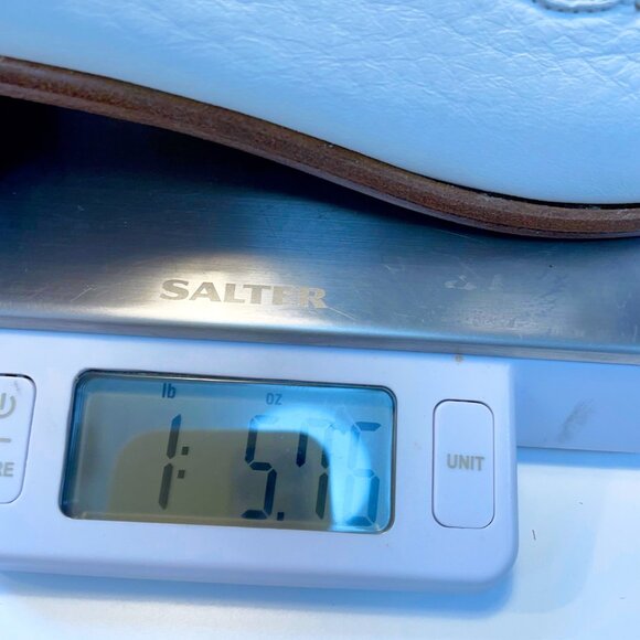 Stuart Weitzman White Beaded Leather Loafer, Size 12 AA - Picture 8 of 10